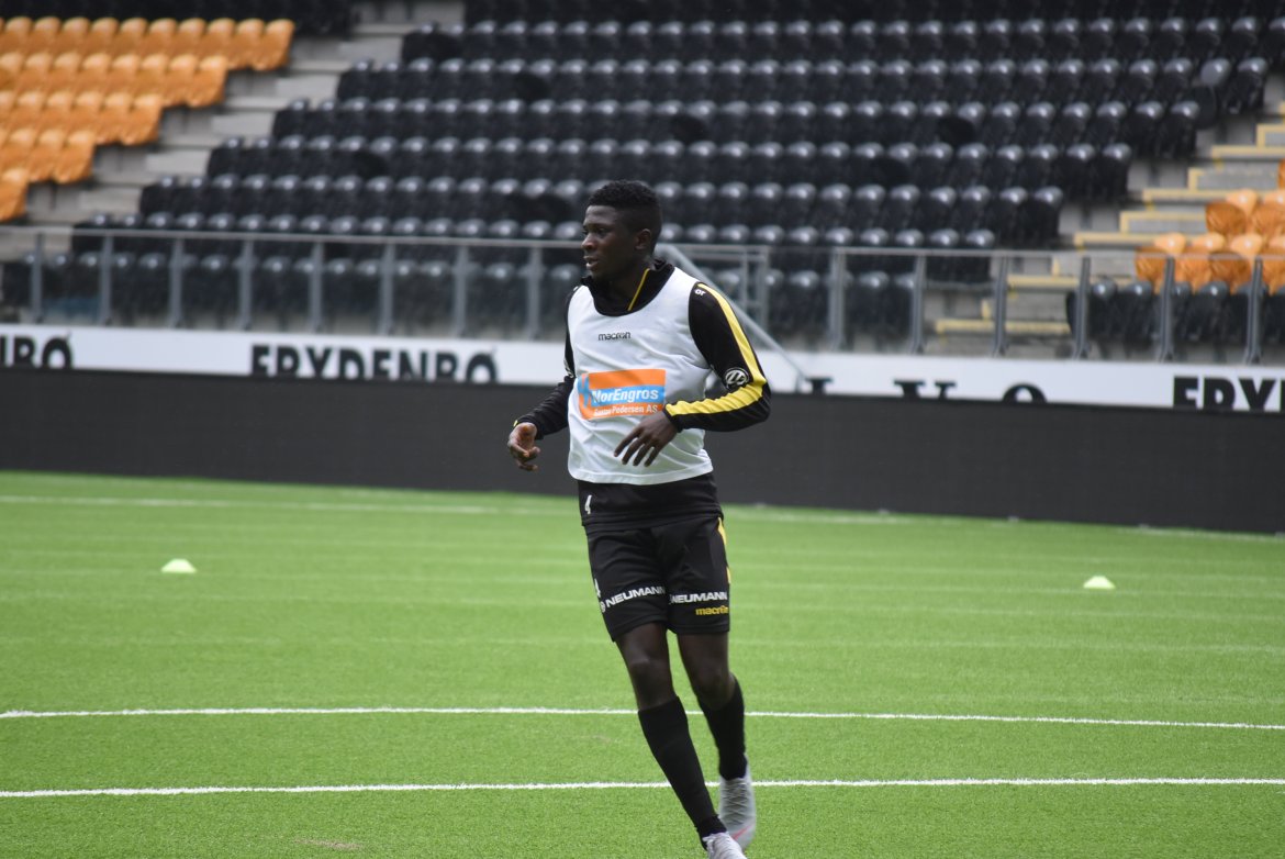 Gledelig å se Afeez Aremu tilbake i full trening.
