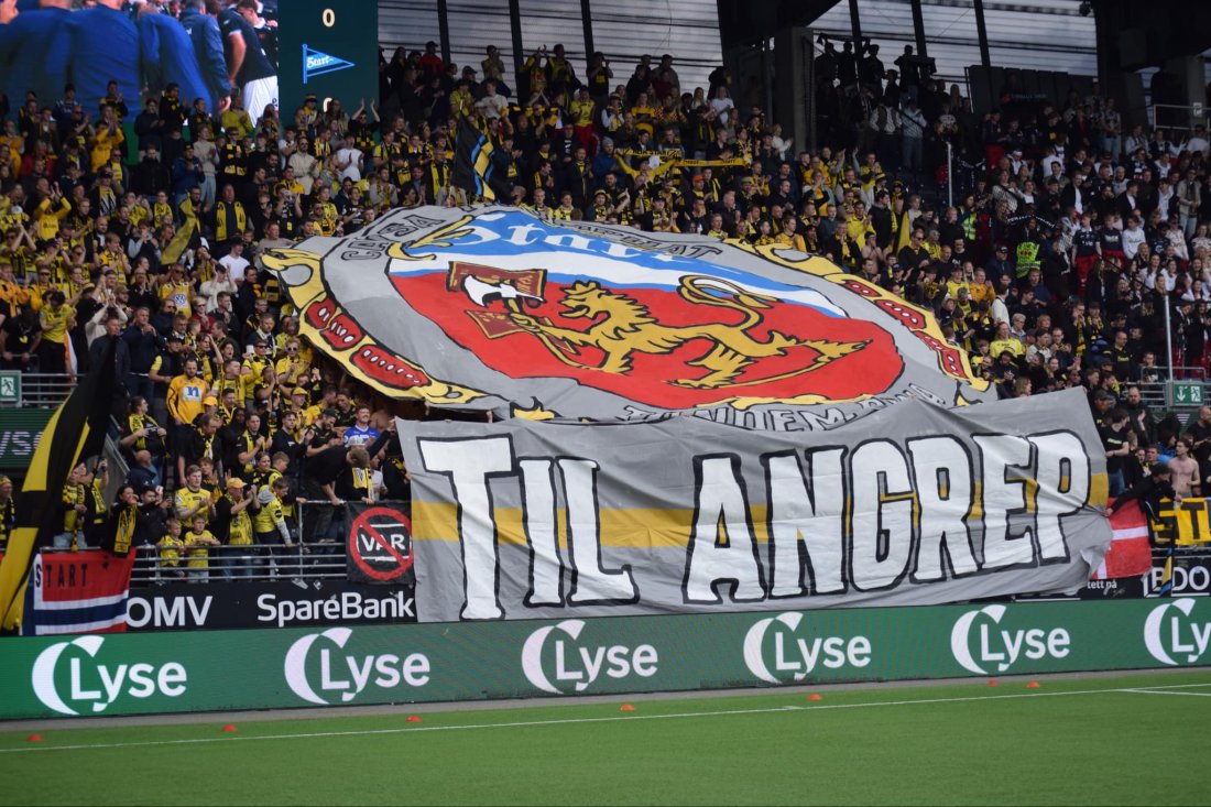 Til tross for null poeng i Stavanger var det et vanvittig trykk fra bortefeltet på Lyse Arena!