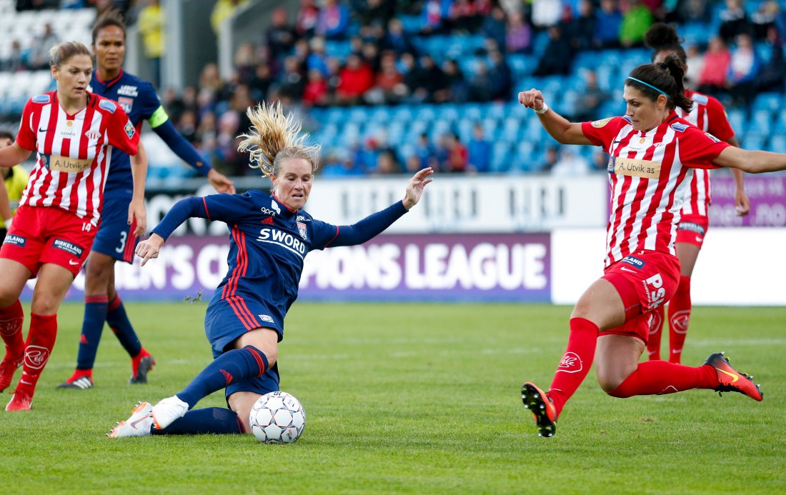 Avaldsnes mot Lyon i 16.-delsfinalen i Champions League. FOTO Jan Kåre Ness, NTB.jpg
