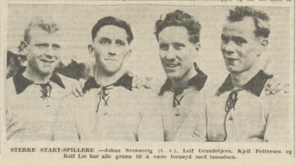 Start Johan Svennevig, Leif Grundetjern, Kjell Pettersen, Rolf Lie.png