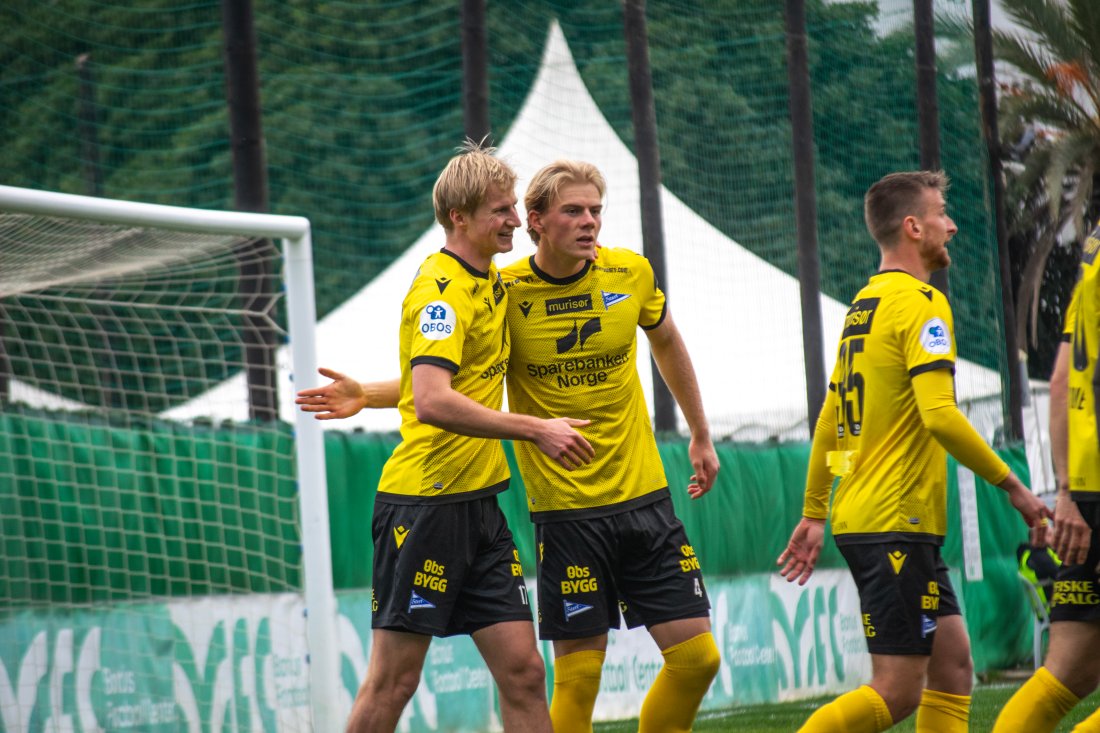 Jesper Cornelius satt sitt første mål i Start-drakta mot Bryne forrige kamp.