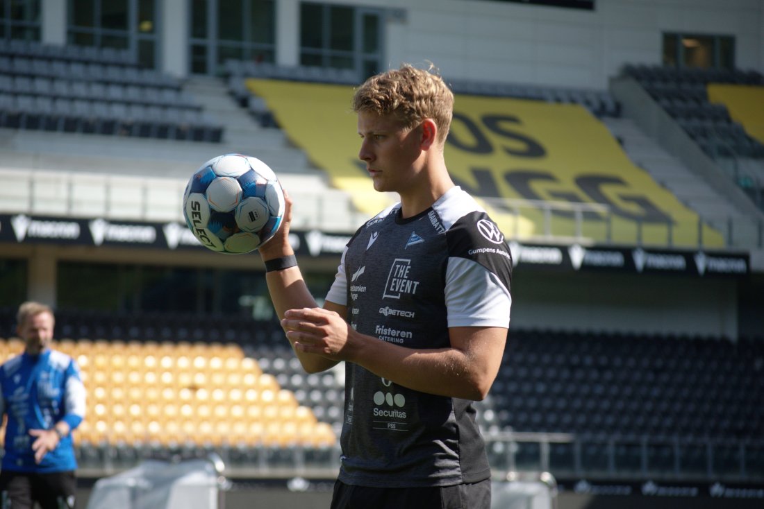 Marius starter kampen i dag mot Vindbjart på Sparebanken Norge Arena Kristiansand.