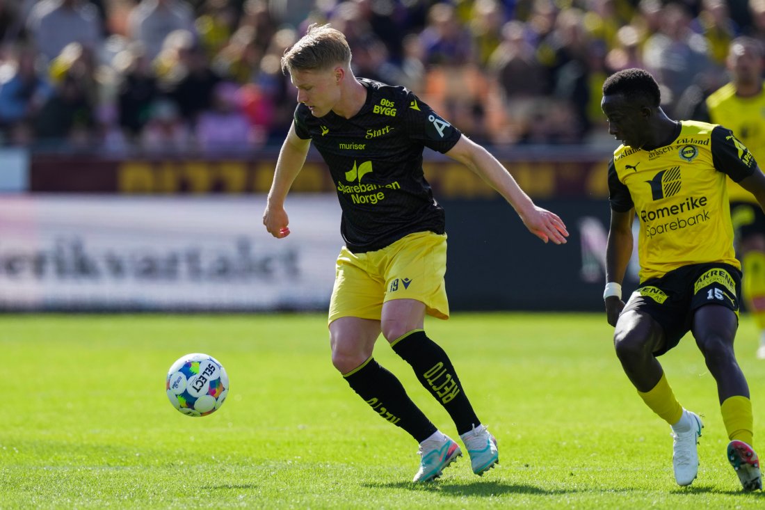 Kristoffer startet de første 5 kampene våre i Eliteserien denne sesongen. Mot Molde i april fikk han en skade som har holdt ham på sidelinjen en god stund. Foto: Terje Bendiksby / NTB