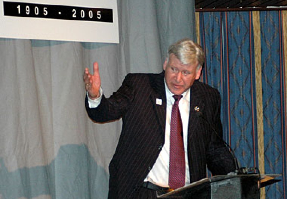 Per Svein Bostrøm var «speaker»