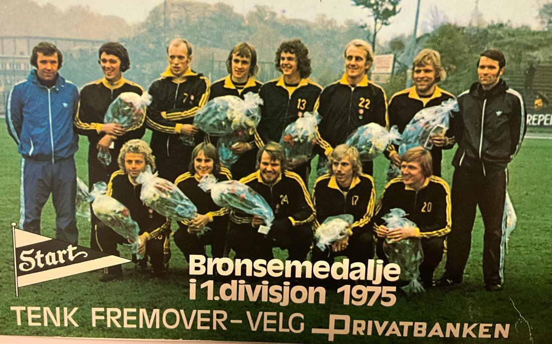Laget som sluttet med bronse i1975