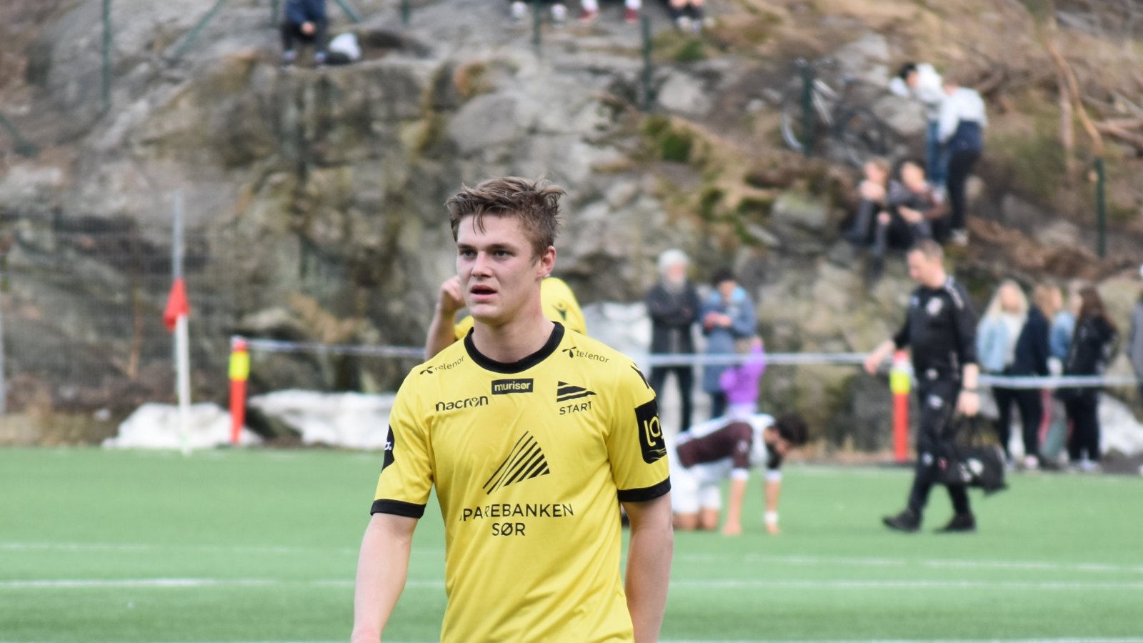 Mathias Bringaker scoret kampens første mål allerede etter to minutter.