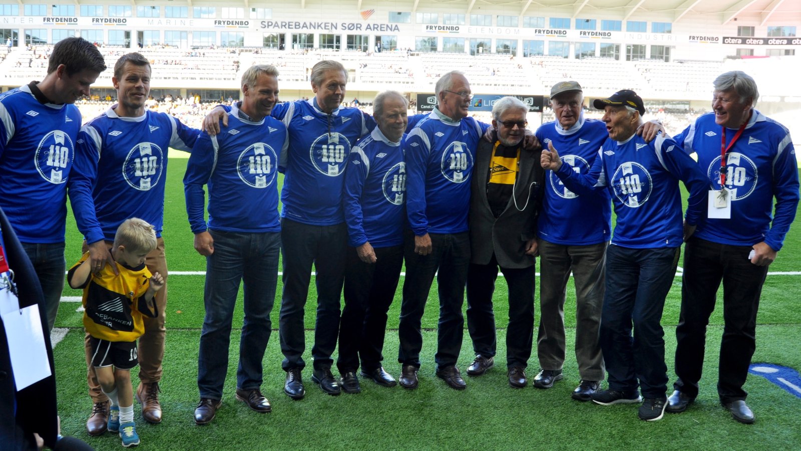 Karsten Johannesen, Egil Gundersen, Harald Båsland, Trond Pedersen, Roald Rørheim, Claus Eftevaag, Marius Johnsen, Jesper Mathisen, Per Svein Bostrøm, Jubileumskamp 2015