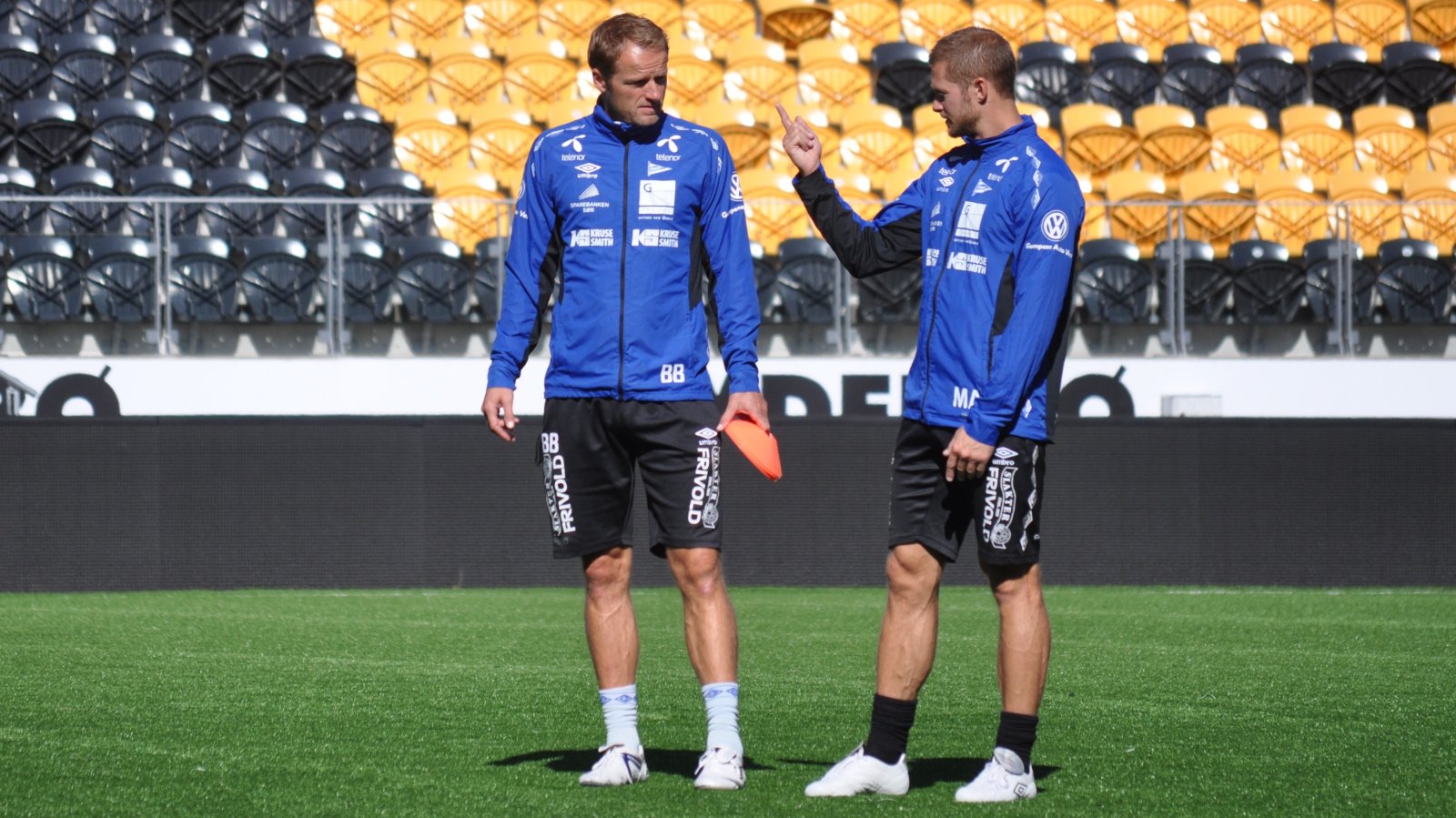 Borgersen og Andersson første trening